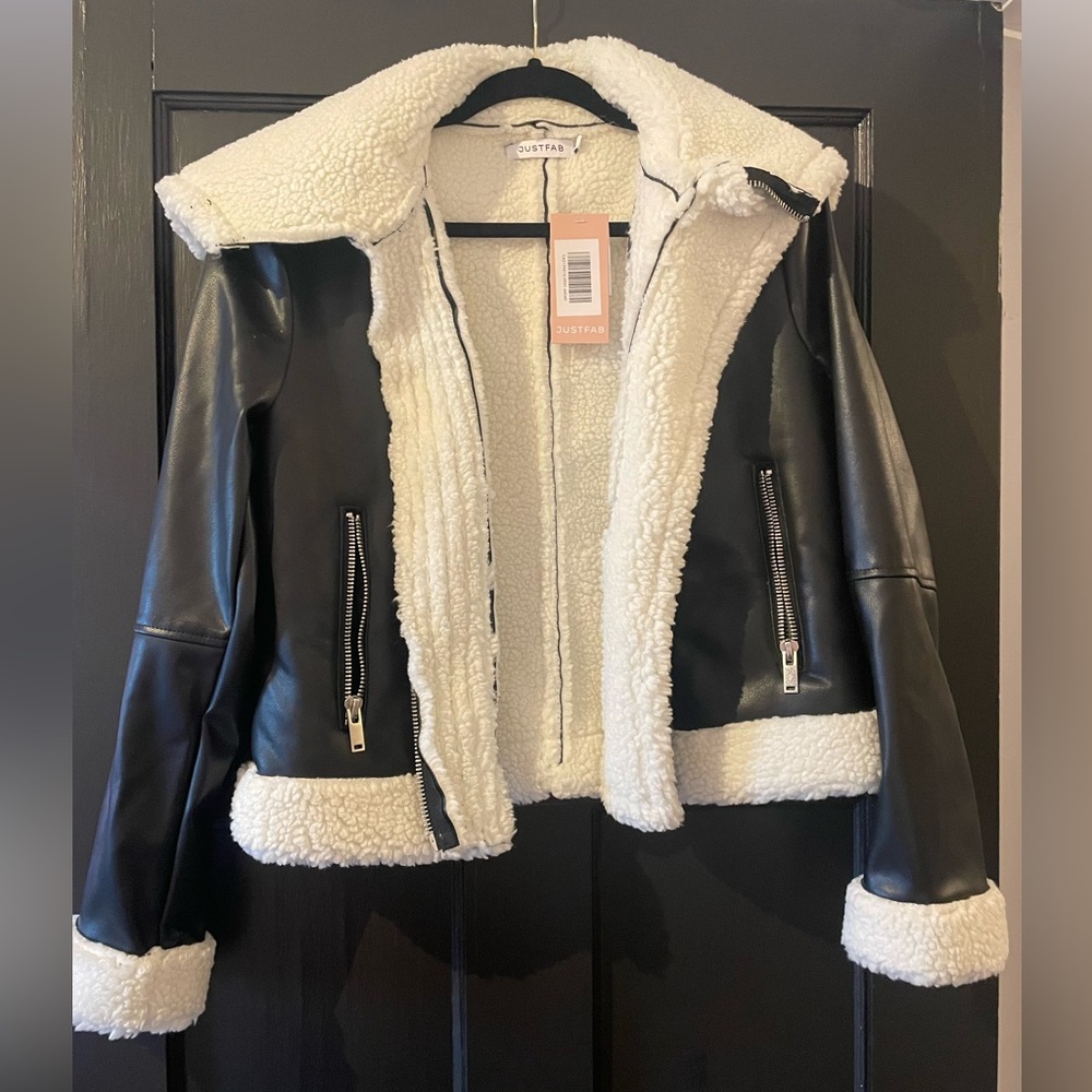 JustFab Aviator Jacket